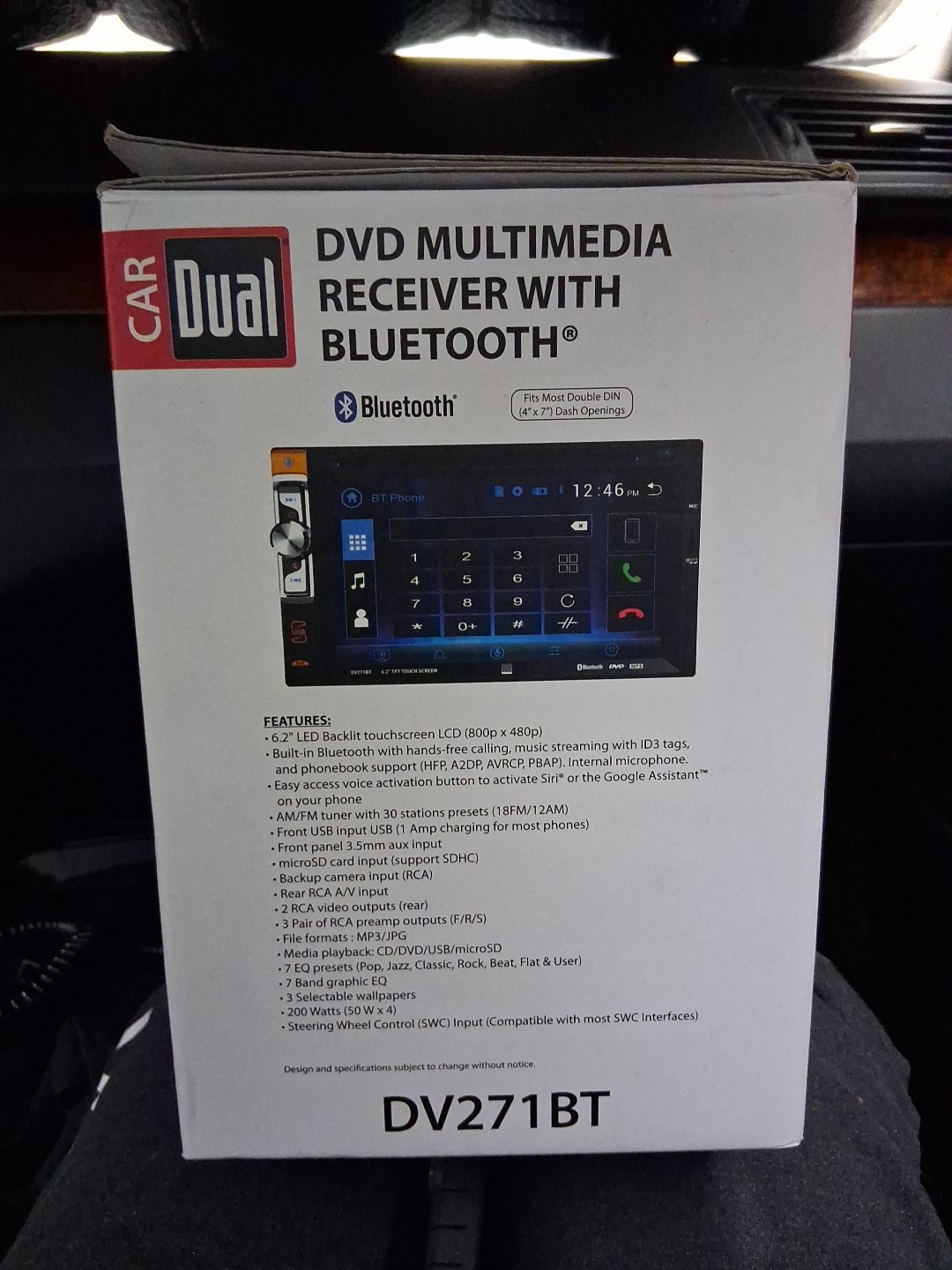 Dual Electronics 7'' LED Multimedia Touch Screen Double DIN Car Stereo Unit...