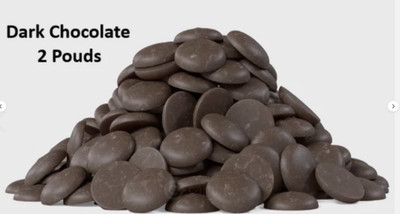Dark Chocolate Baking Confection Chips Melting Wafers Molding Enrobing Coating