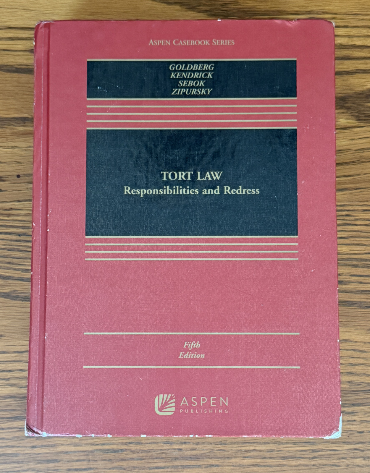 Tort law responsibilities and redress 5th edition hc book aspen casebook series