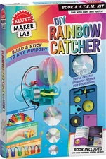 Motorized Rainbow Maker Toy with 8 Science Experiments and Activities for Kids