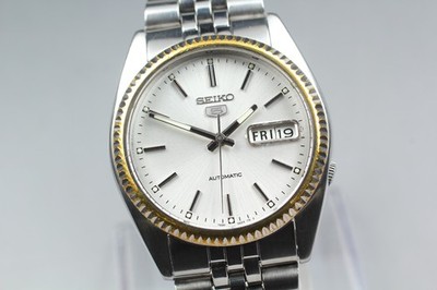 Serviced Vintage SEIKO 5 7S26-3110 Automatic Day/Date Herrenuhr aus Japan