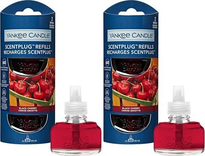 Yankee Candle ScentPlug Duftnachfüllpack, Black Cherry Plug in Lufterfrischer