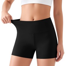 Girls Dance Shorts 5-14Y Biker High Waist Shorts Comfy Athletic Spandex Cloth...