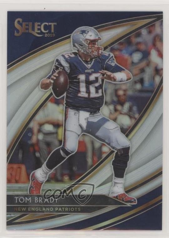 2019 Panini Select Field Level Silver Prizm Tom Brady #201 k5j