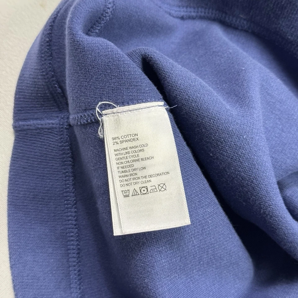 Tommy Bahama Mujer’s 1/4 Cremallera Sudadera Algodón Spandex Manga Larga Azul 2XS Foto 3 de 4