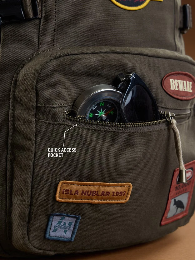 Рюкзак Jurassic Park Ranger ограниченный выпуск коричневый - официальный лицензированный ® 2025 - Изображение 4 из 4