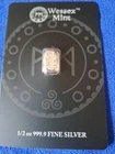 1/2 oz 999.9 Fine Silver Nugget From The Wessex Mint. Sealed In Pack.