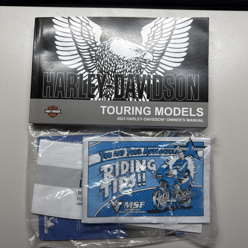HARLEY-DAVIDSON TOURING MODEL OWNER'S MANUAL 2023 94001016