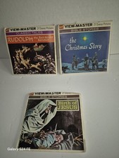VTG 3 GAF View master Reels - Christmas/ Christian