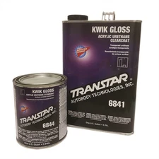 Transtar Autobody Products Kwik 6841 Acrylic Urethane Clearcoat, 1 gal Can, Glos