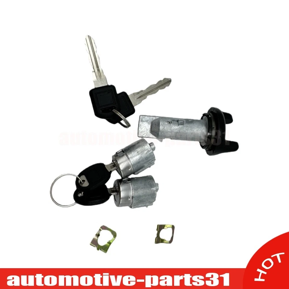 26049532 Juego de cilindros de encendido y bloqueo de puerta para camioneta Chevy C/K 1995-1997 Foto 3 de 4