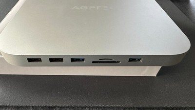 Mac mini Dock USB-C Hub/DockStation mit Festplattengehäuse in OVP