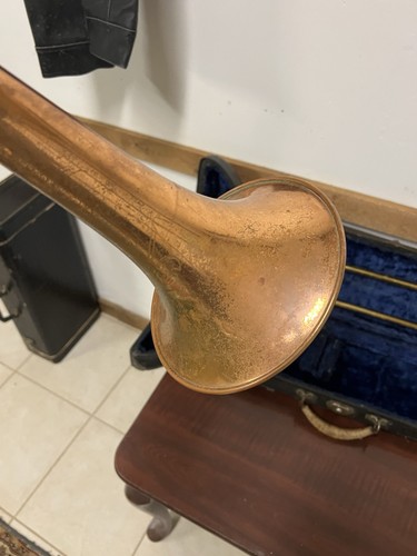 CONN 12H Coprion Bell Tenor Slide Trombone  1952. Extremely RARE!! - Picture 6 of 24