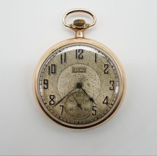 Elgin 1922 Gold Filled Manual Pocket Watch Working Used
