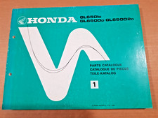 Honda GL 650 ID-DD-D2D/83 SPARE PARTS CATALOG