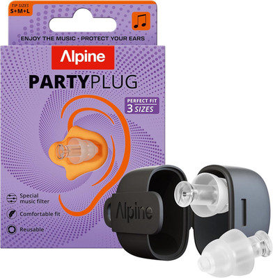 Alpine Partyplug Gehörschutz Ohrstöpsel Für Konzert, Festival, Musik, Party & Di