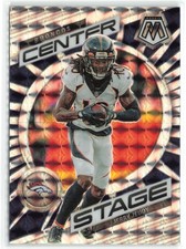 2023 Panini Mosaic Center Stage Silver Mosaic Jerry Jeudy Denver Broncos #CSJJ