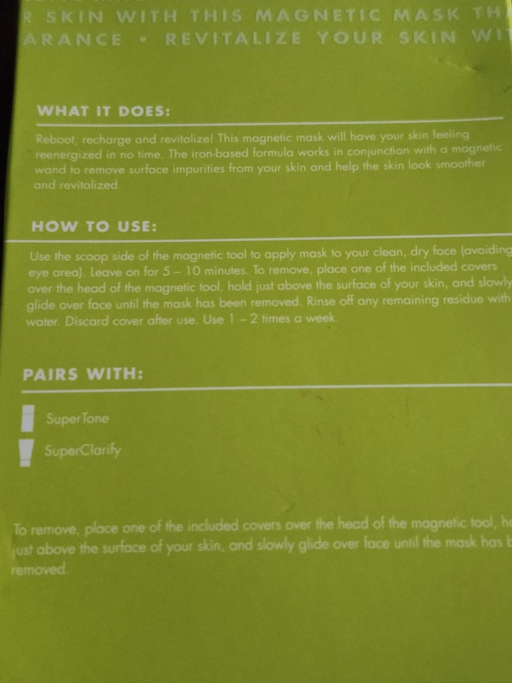 E.L.F. Máscara facial magnética Skin Superrevitalize com óleo de semente de cenoura revitalizante  - Imagem 2 de 4