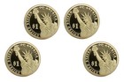 2009 -S Proof Presidential dollars - $1 Coin complete set of 4, Coins Only (B2) — photo 2