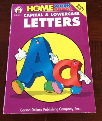 Capital and Lowercase Letters (Home Workbooks)