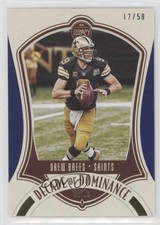 2021 Panini Legacy Decade of Dominance Blue 12/50 Drew Brees #DD-18 9o3