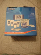 Ford Genuine Parts Pint Glass Gift Set-18 Pieces! Rare Only Offered By Employer