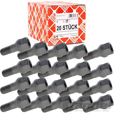 21588 FEBI BILSTEIN Radschraube M14 X 1,5, Kugelbund A/G, 30 Mm, 10.9