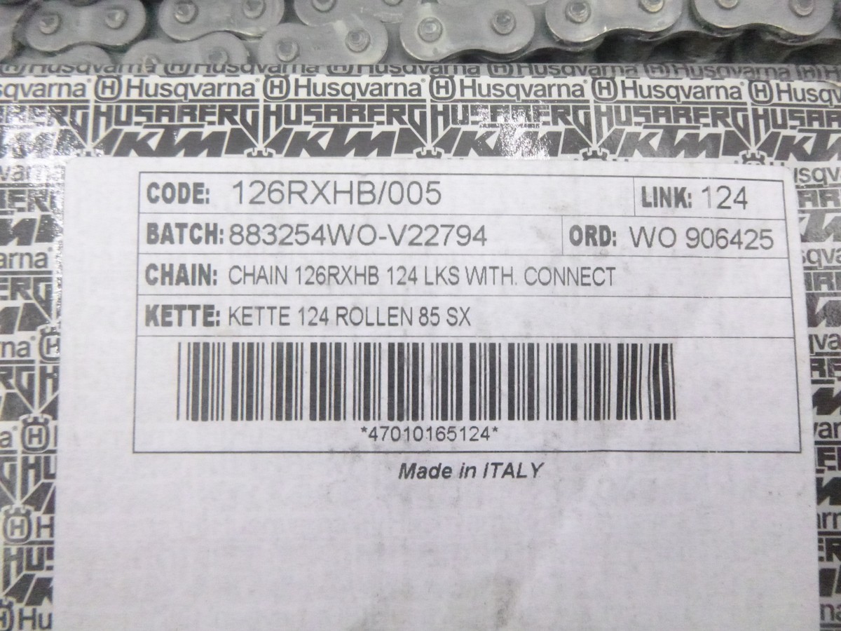 DID 428 Drive Chain - Gold & Black, 124 Links For KTM 85 SX (2004-2017) 10 thumbnail image
