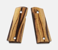 1911 Officer Size Grips, Inkberry, Smooth, Beveled Bottom