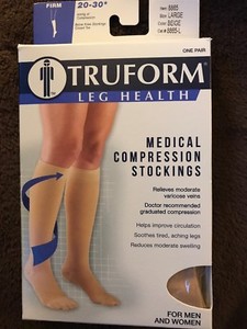 truform leg health medical compression stockings