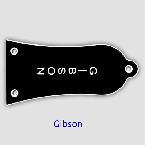 Guitar Parts Fits Epiphone LP 'GIBOSN' TRUSS ROD COVER PLATE , 2Ply Black