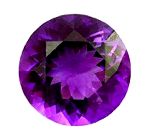 Top Dark Purple Round Brilliant Cut CZ AAAAA, Size 4 - 8 mm - Picture 5 of 5