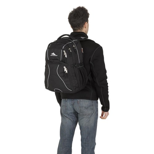 High Sierra Swerve Laptop Backpack, Black, One Size - 第 6/6 張圖片