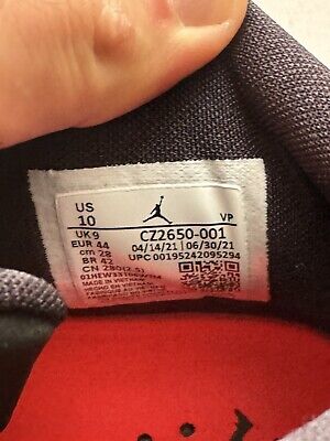 Air Jordan 36 'Black Infrared' CZ2650-001 Men's 10 No-Lid Air Jordan 36 'Black Infrared' CZ2650-001 Men's 10 No-Lid