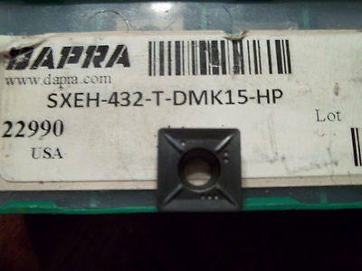 New Dapra SXEH 432 T DMK15HP (Box of 10 Inserts)