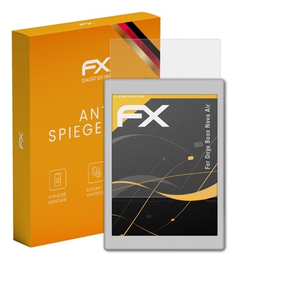 atFoliX 2x Displayfolie für Onyx Boox Nova Air Schutzfolie matt&stoßfest Folie