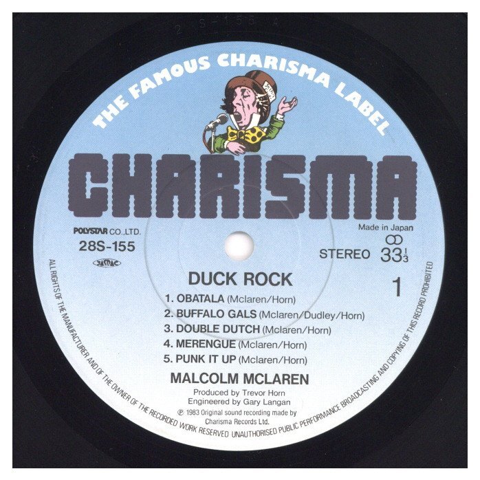 Malcolm McLaren - Duck Rock '83 LP JAPAN ORG!EX-&frasl;EX | eBay