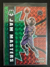 2020-21 Mosaic Basketball Vince Carter Jam Masters Green Prizm #11