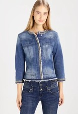Liu-jo Jeans Kate Denim Jacket (ita 38-s-uk6-8/bnwt-rrp:£234)