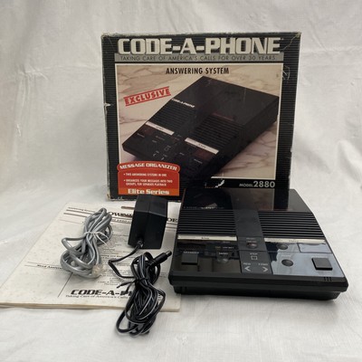 Code A Phone Answering System Message Organizer Elite Series Model 2880 Vtg 1989