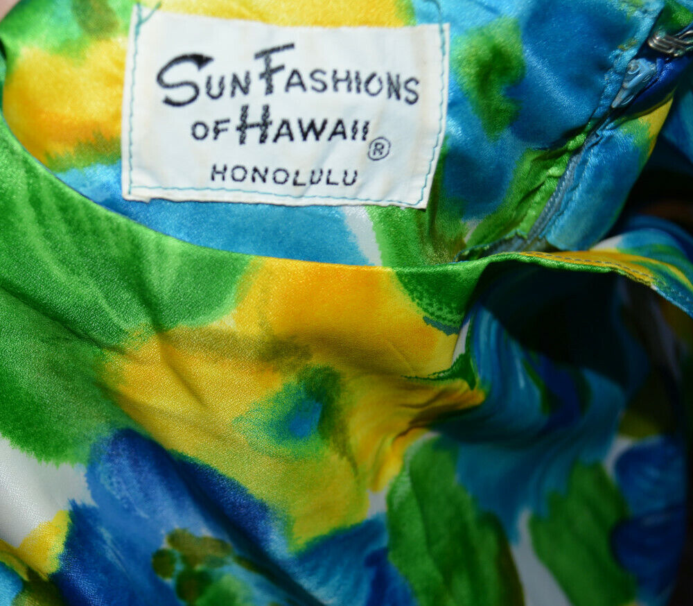 vintage 1960s SUN FASHIONS OF HAWAII HONOLULU COL… - image 4