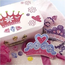 4 Princess Dreams WALLIES ADHESIVE CUTOUTS
