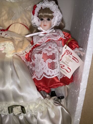 "Merrie" Gorham Christmas Edition By Susan Aiken 19" Porzellan Musical Doll 1987 - Bild 4 von 12