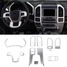 13pcs Full Set Interior Dash Decoration Trim Cover Kit For Ford F150 2015-2020