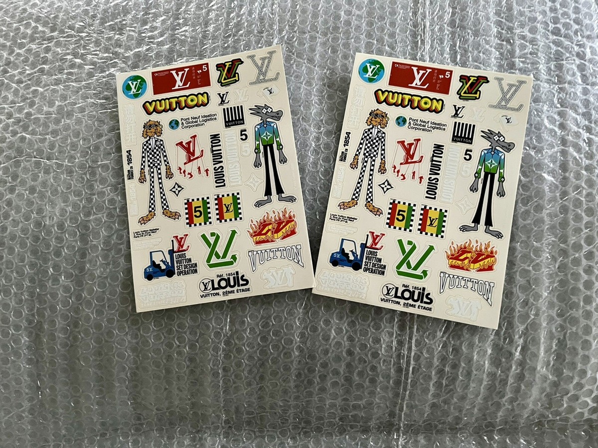 LOUIS VUITTONステッカーVIRGIL ABLOHステッカー NEW! Virgil Abloh Limited Edition LV And Friends Louis