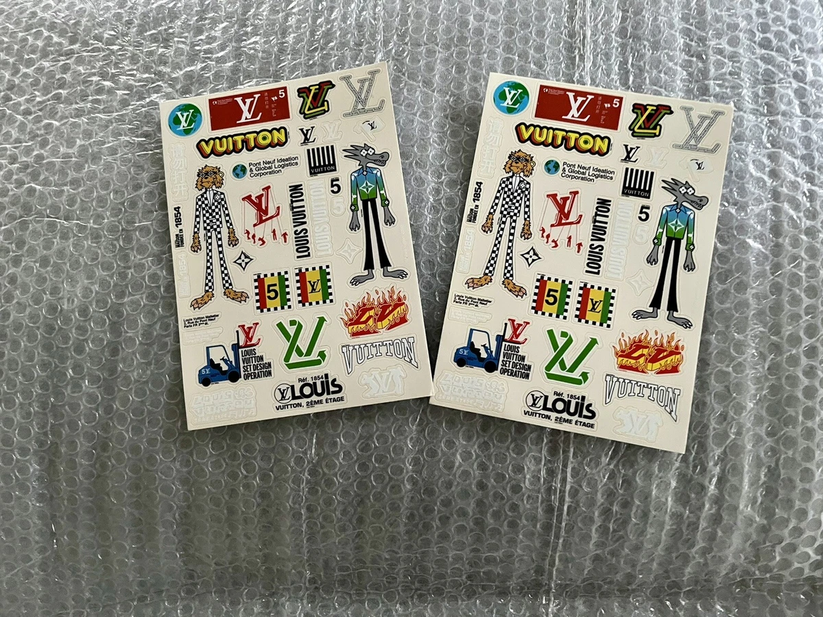 NEW! Virgil Abloh Limited Edition LV And Friends Louis Vuitton 1 Sticker  Sheet