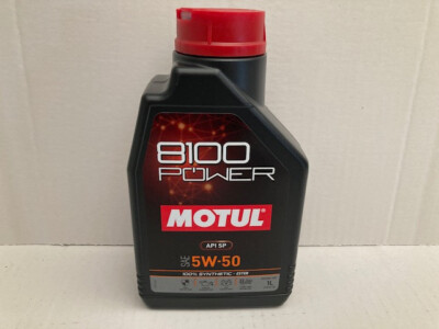 Motul 8100 Power 5W50 1 Ltr  vollsyn Motorenöl auf Esterbasis 