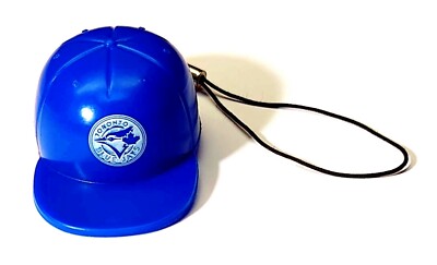 TORONTO BLUE JAYS MLB DANGLER CHARM CAP HAT 2'' LONG PLASTIC LICENSED BASEBALL