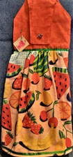  NEW  Handmade "Summertime Fruit Salad" Hanging Kitchen Hand Towel 3045