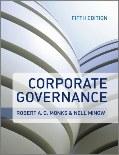 Corporate Governance 5e Monks Paperback John Wiley & Sons 9780470972595